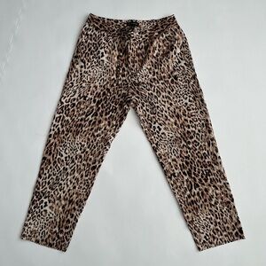 Banana Republic Women’s Leopard Print Drawstring Pants